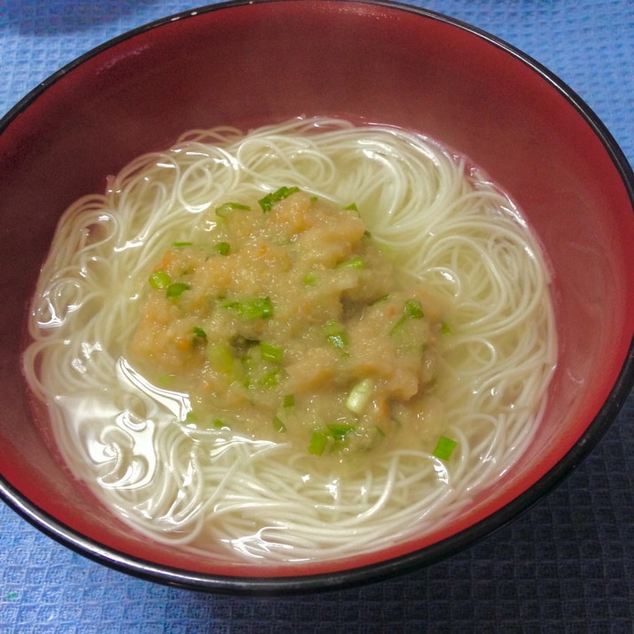 節約ランチ★おろし味噌にゅうめん♪